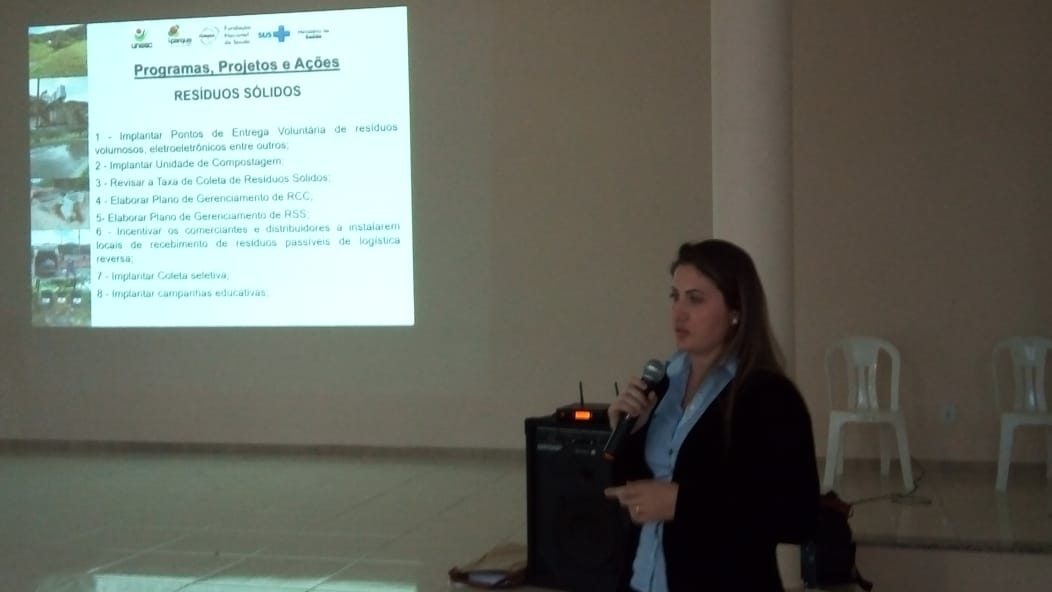 Equipe Técnica apresenta cenário da situação à cerca do Plano do Saneamento Básico