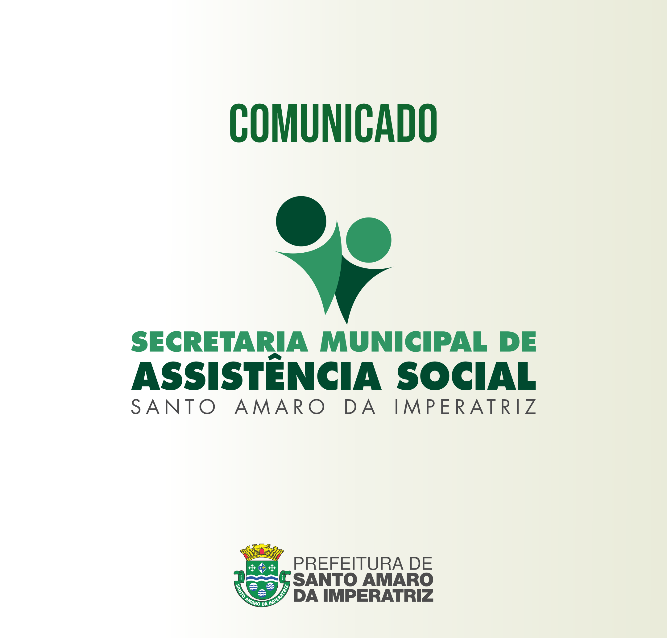 Aviso da Secretaria de Assistência Social