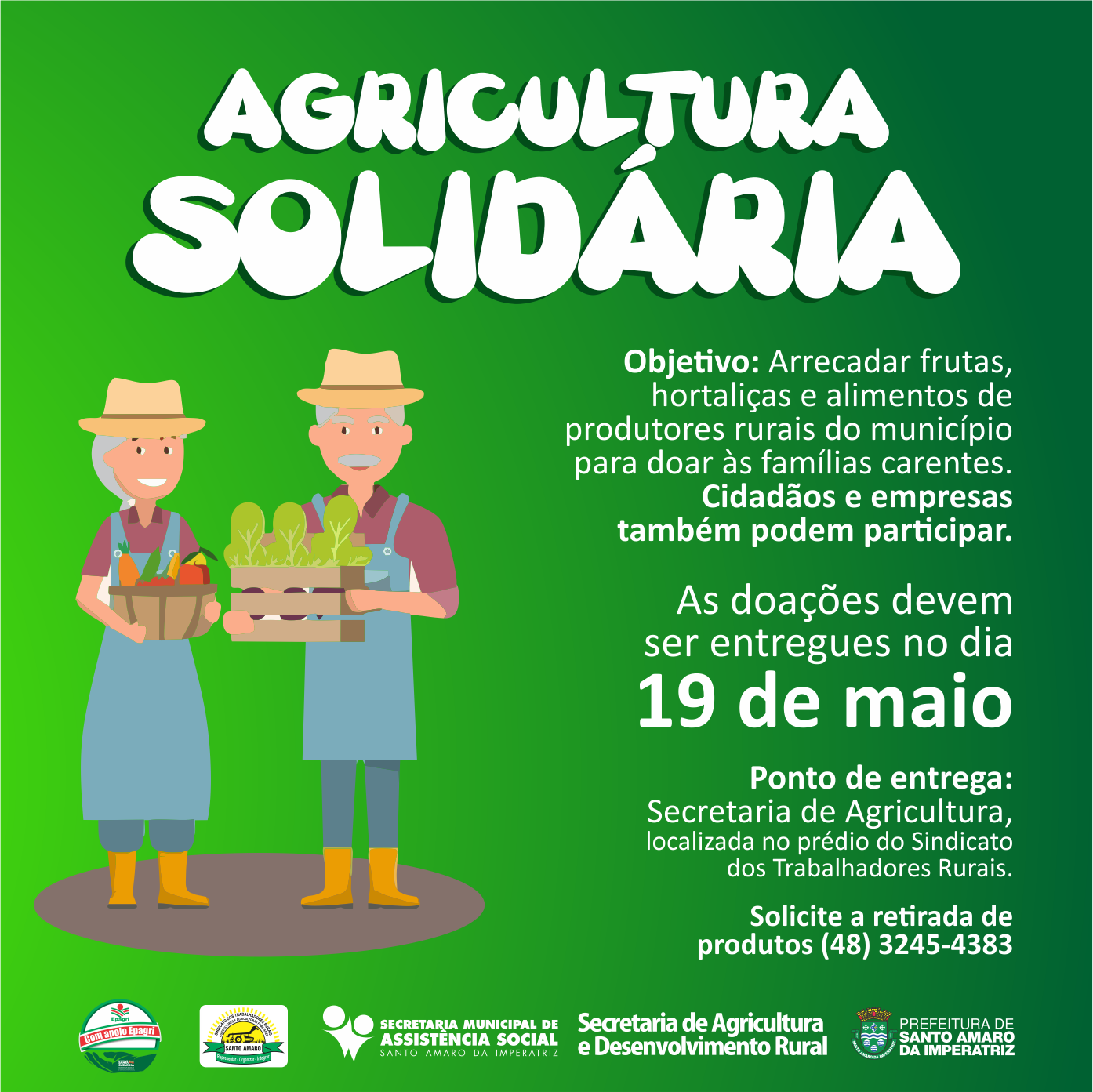 Campanha Agricultura Solidária