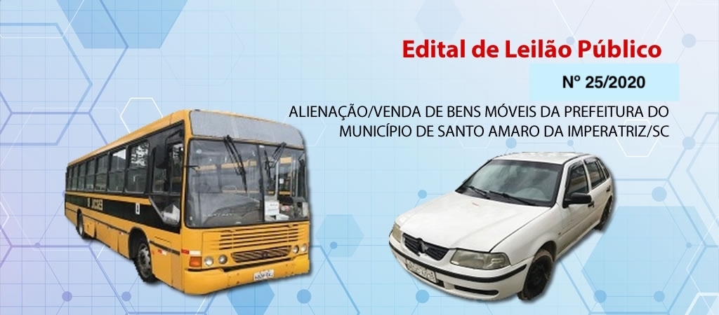 LEILÃO PÚBLICO Nº 25/2020