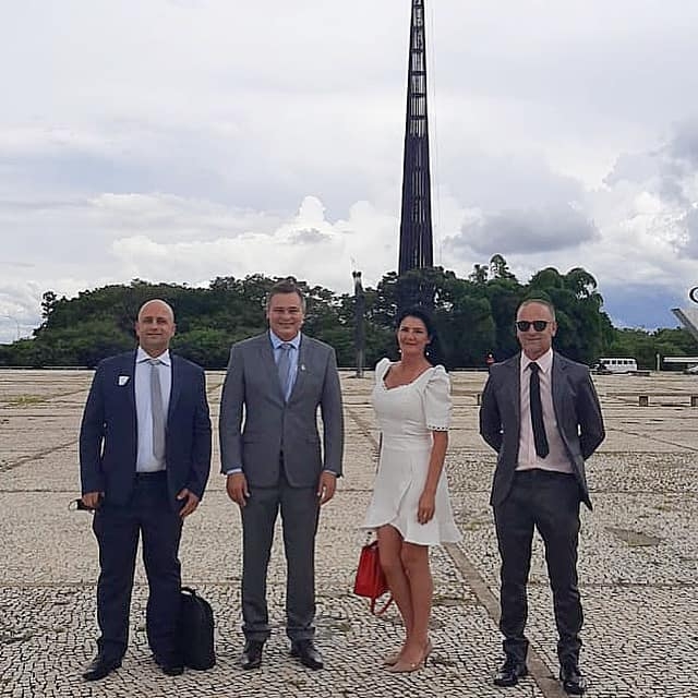 Comitiva de Santo Amaro da Imperatriz visita Brasília e busca recursos para o município