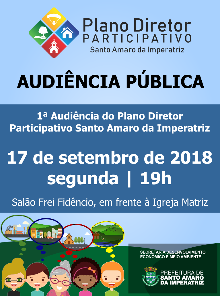 Convite Primeira Audiência Pública do PDP-SAI