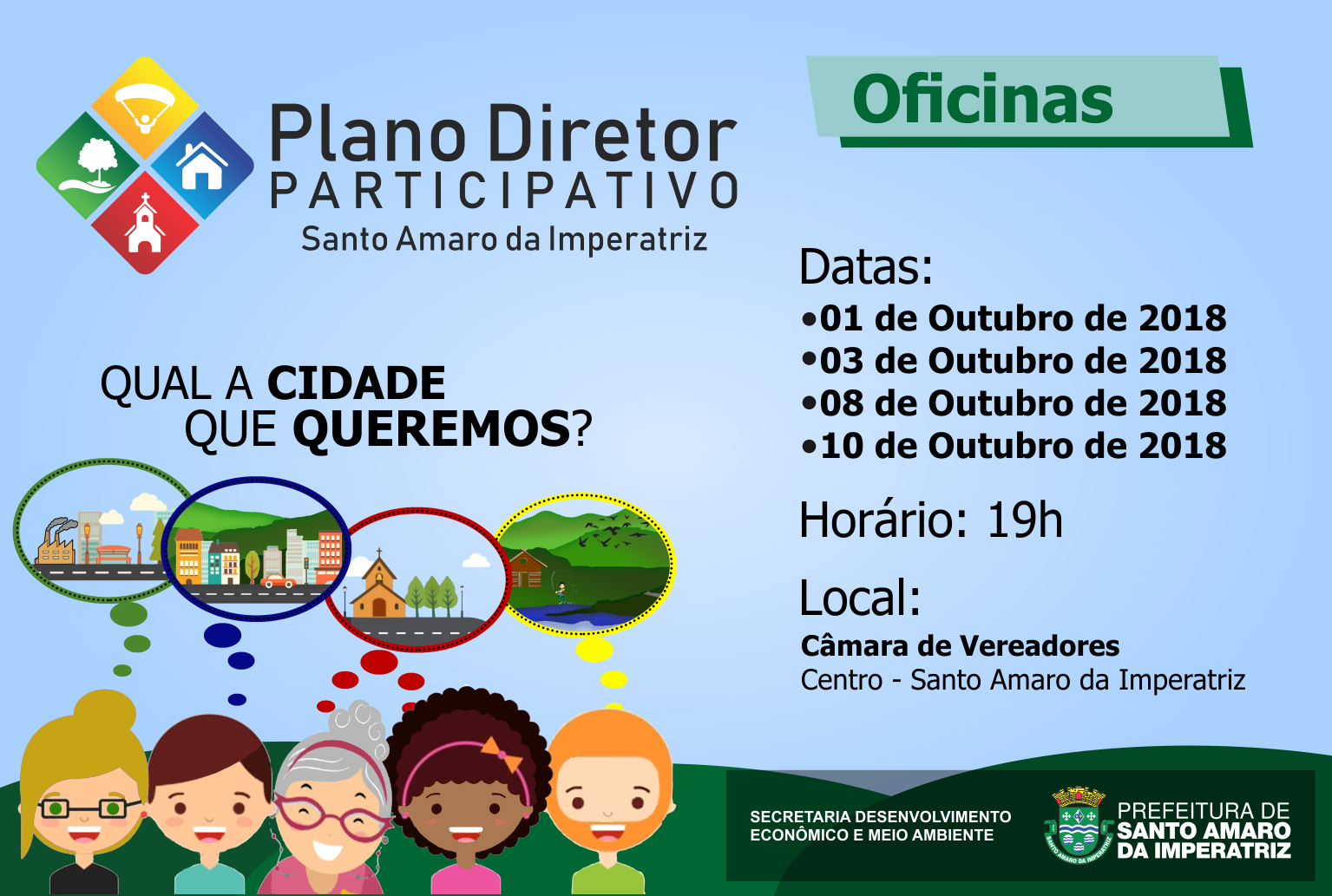 Convite Oficinas do PDP-SAI