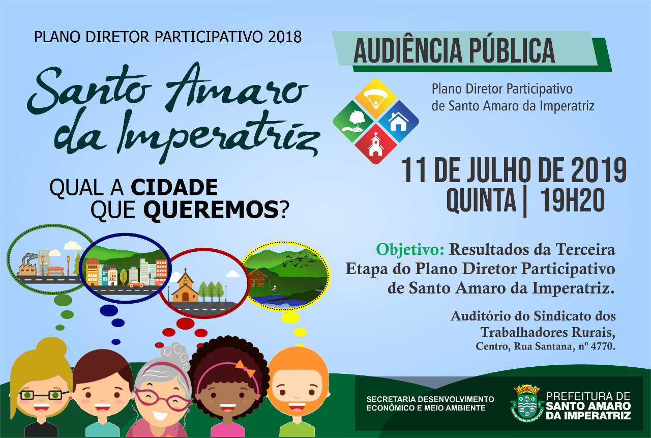 Convite Terceira Audiência Pública do PDP-SAI