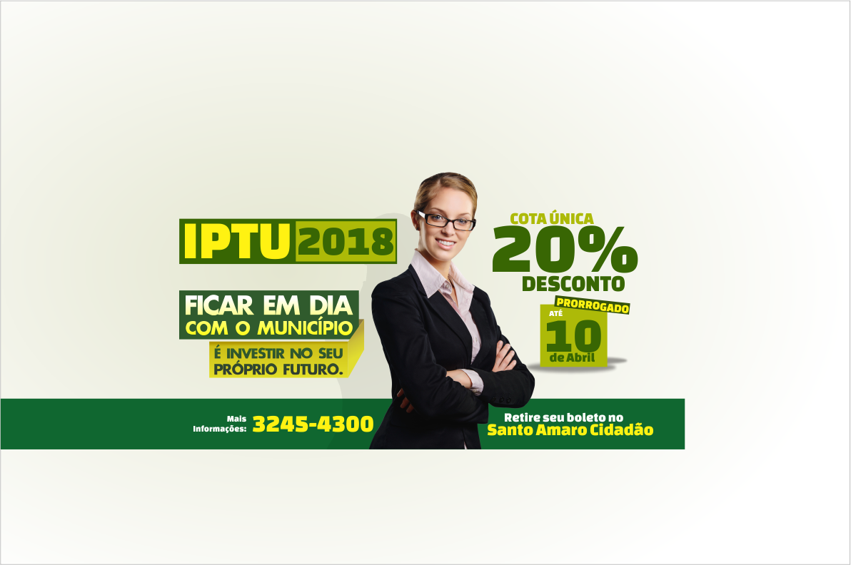 Prorrogado o desconto na cota única do IPTU