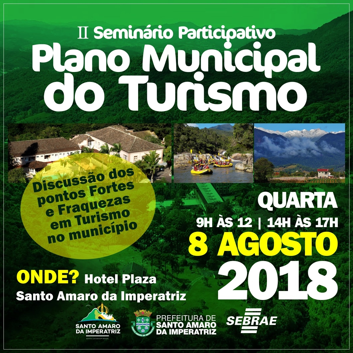 II Seminário participativo Plano Municipal do Turismo