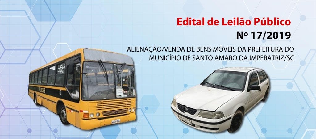 EDITAL DE LEILÃO PÚBLICO