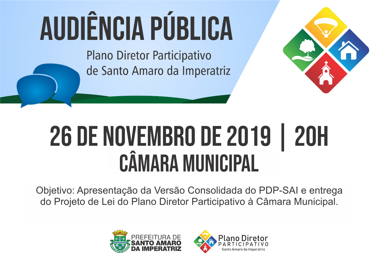 plano diretor municipal - Prefeitura Municipal de Santo Amaro da